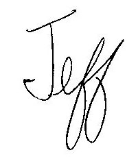 the name jeffrey as signatures